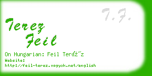 terez feil business card